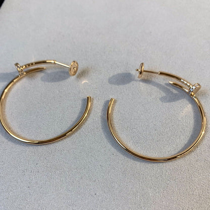 [：Polaidi Jewelry]ジュスト イヤリング ゴールド ダイヤモンド 1.8MM