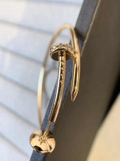 [：Polaidi Jewelry]ジュスト イヤリング ゴールド ダイヤモンド 1.8MM