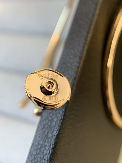 [：Polaidi Jewelry]ジュスト イヤリング ゴールド ダイヤモンド 1.8MM