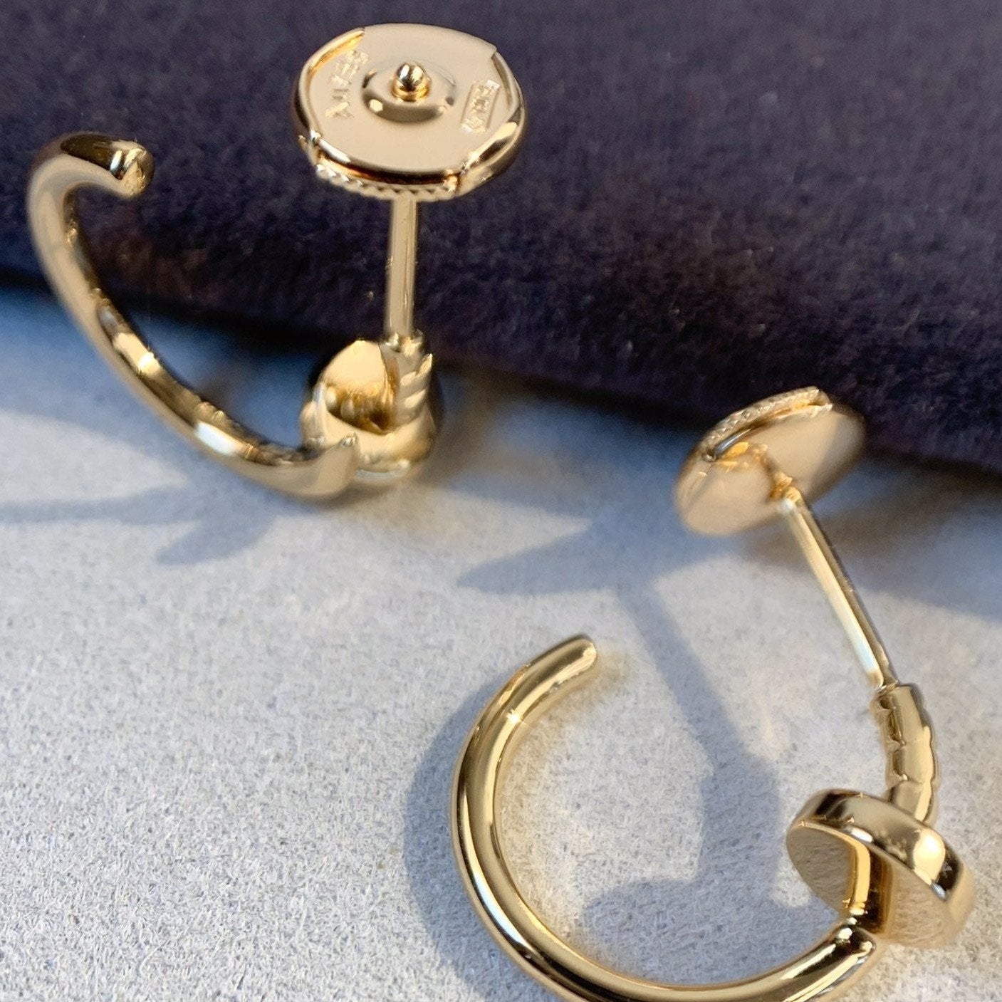 [：Polaidi Jewelry]ジュストピアス ピンクゴールド