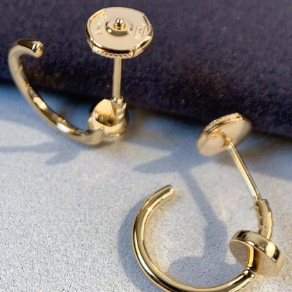 [：Polaidi Jewelry]ジュストピアス ピンクゴールド