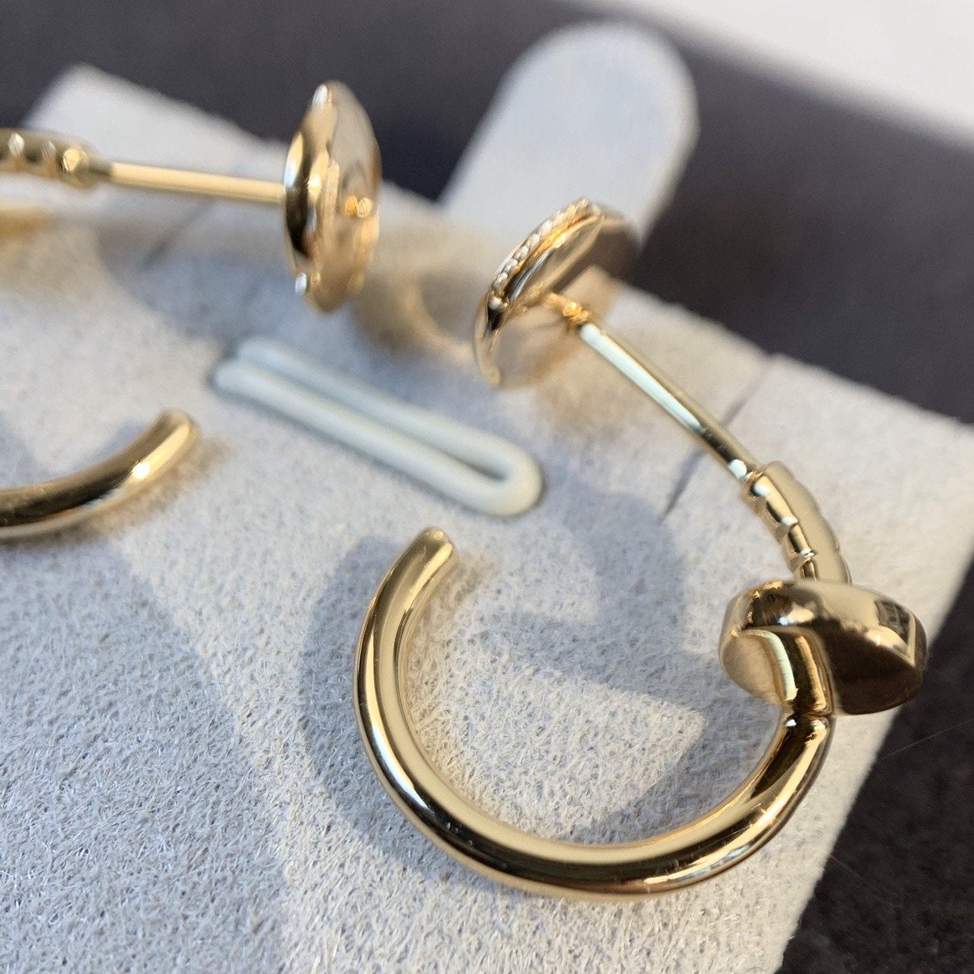 [：Polaidi Jewelry]ジュストピアス ピンクゴールド