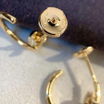 [：Polaidi Jewelry]ジュストピアス ピンクゴールド