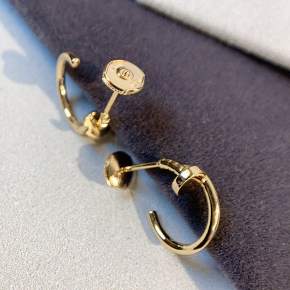 [：Polaidi Jewelry]ジュストピアス ピンクゴールド