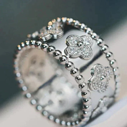 [Polaidi Jewelry]CLOVER KALEIDOSCOPE RING 10MM