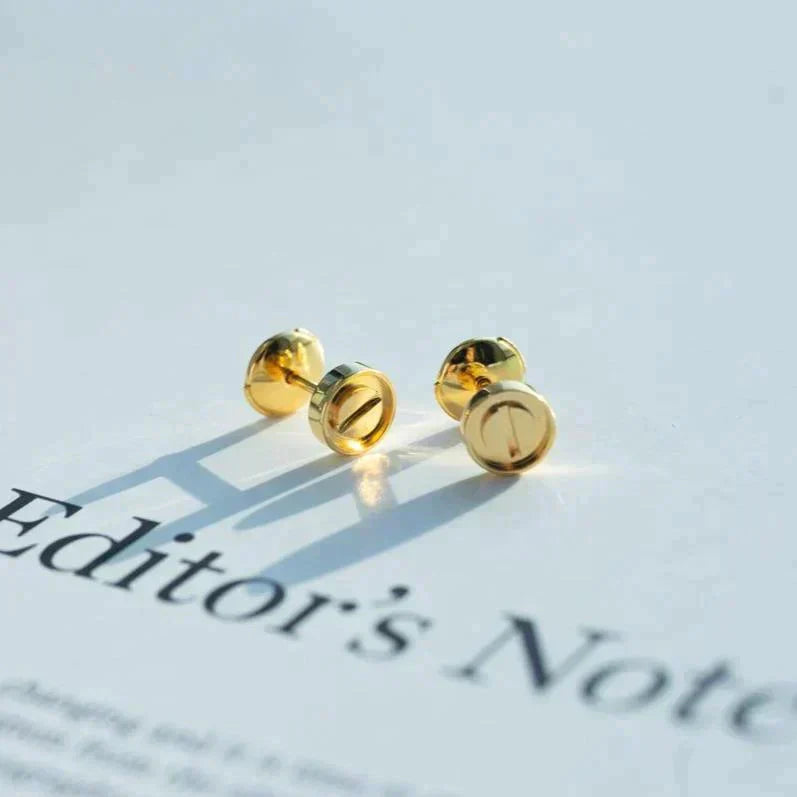 [Polaidi Jewelry]LOVE EARRINGS GOLD 10MM