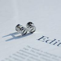 [Perlaura Jewelry ]LOVE EARRINGS SILVER 10MM