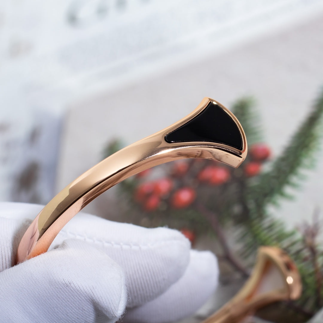 [：Polaidi]DREAM BRACELET OPEN PINK GOLD MOP