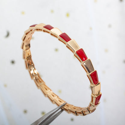 [：Polaidi]SERPENTI BRACELET PINK GOLD RUBELLITE
