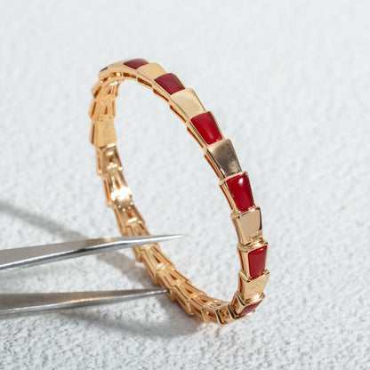 [：Polaidi]SERPENTI BRACELET PINK GOLD RUBELLITE