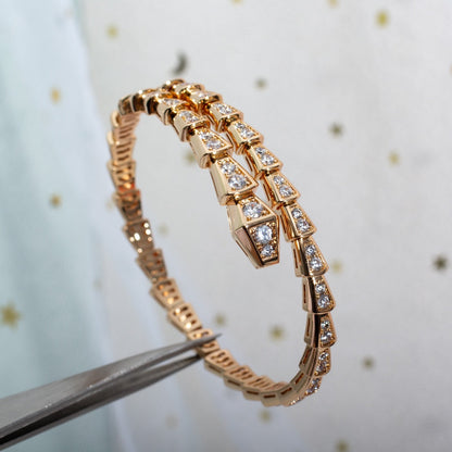 [：Polaidi]SERPENTI BRACELET 6.8MM PINK GOLD DIAMOND