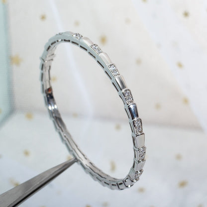[：Polaidi]SERPENTI BRACELET SILVER DIAMOND