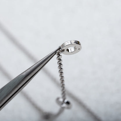 [：Polaidi]PARENTESI NECKLACE SILVER