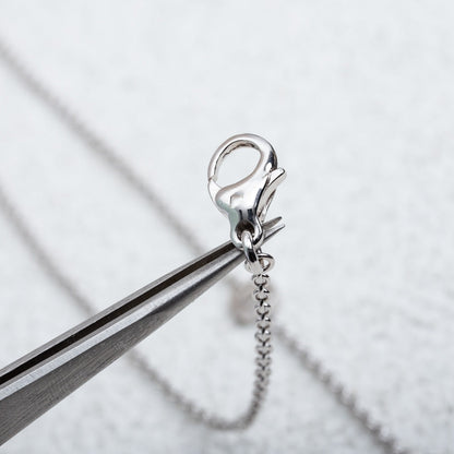 [：Polaidi]PARENTESI NECKLACE SILVER