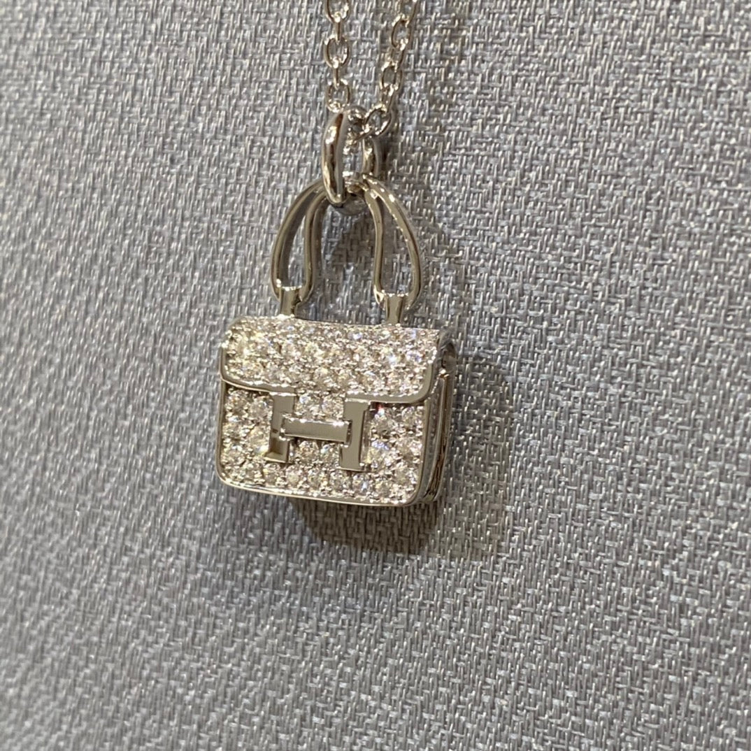 [Polaidi Jewelry]CONSTANCE PEDANT DIAMOND NECKLACE
