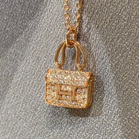[Perlaura Jewelry ]CONSTANCE PEDANT DIAMOND NECKLACE