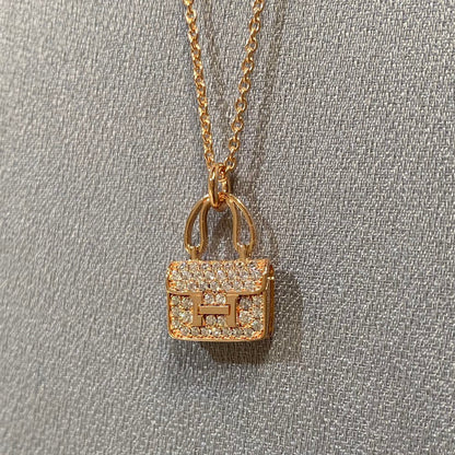 [Polaidi Jewelry]CONSTANCE PEDANT DIAMOND NECKLACE