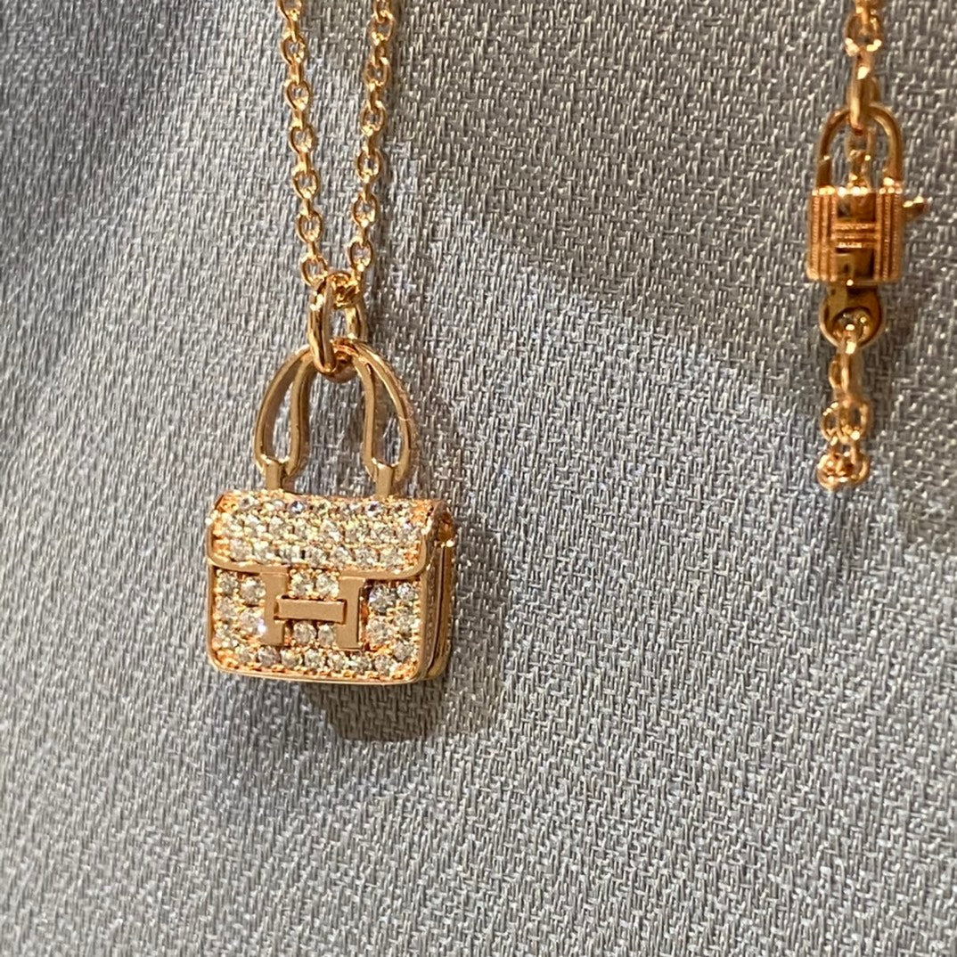 [Polaidi Jewelry]CONSTANCE PEDANT DIAMOND NECKLACE