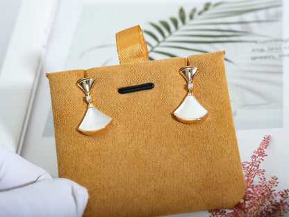 [：Polaidi]DREAM MOP PINK GOLD EARRINGS