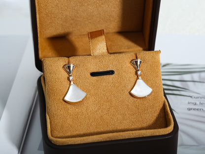 [：Polaidi]DREAM MOP PINK GOLD EARRINGS