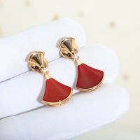 [Perlaura Jewelry ]DREAM Carnelian PINK GOLD EARRINGS