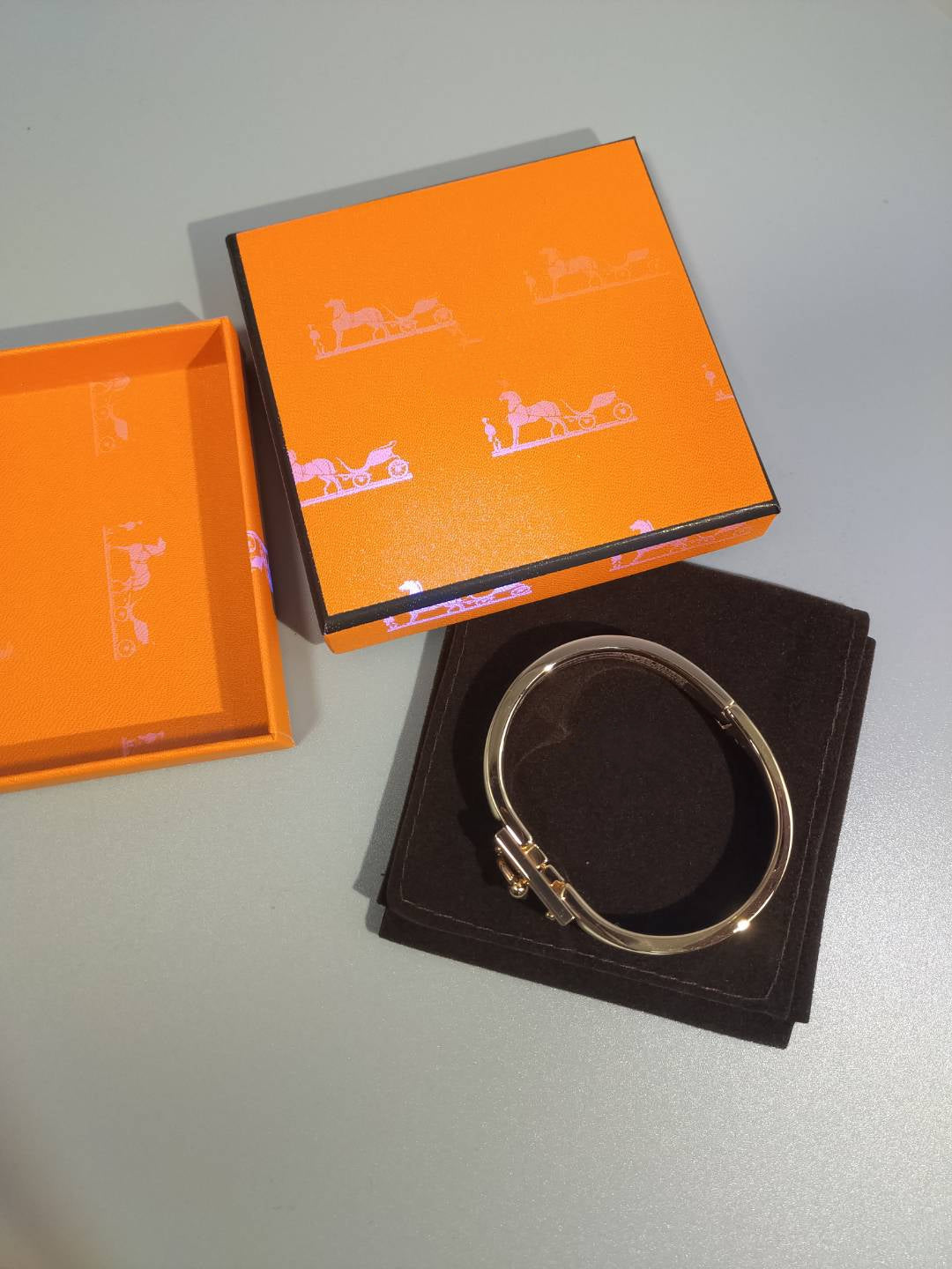 [Polaidi Jewelry]H ORANGE BRACELET