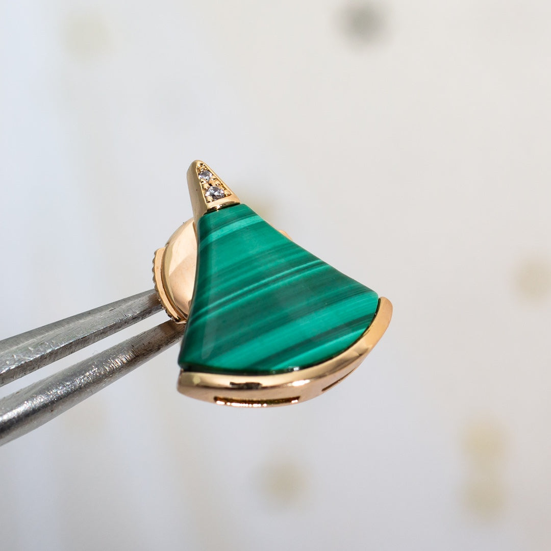 [：Polaidi]DIVAS DREAM EARRINGS PINK GOLD