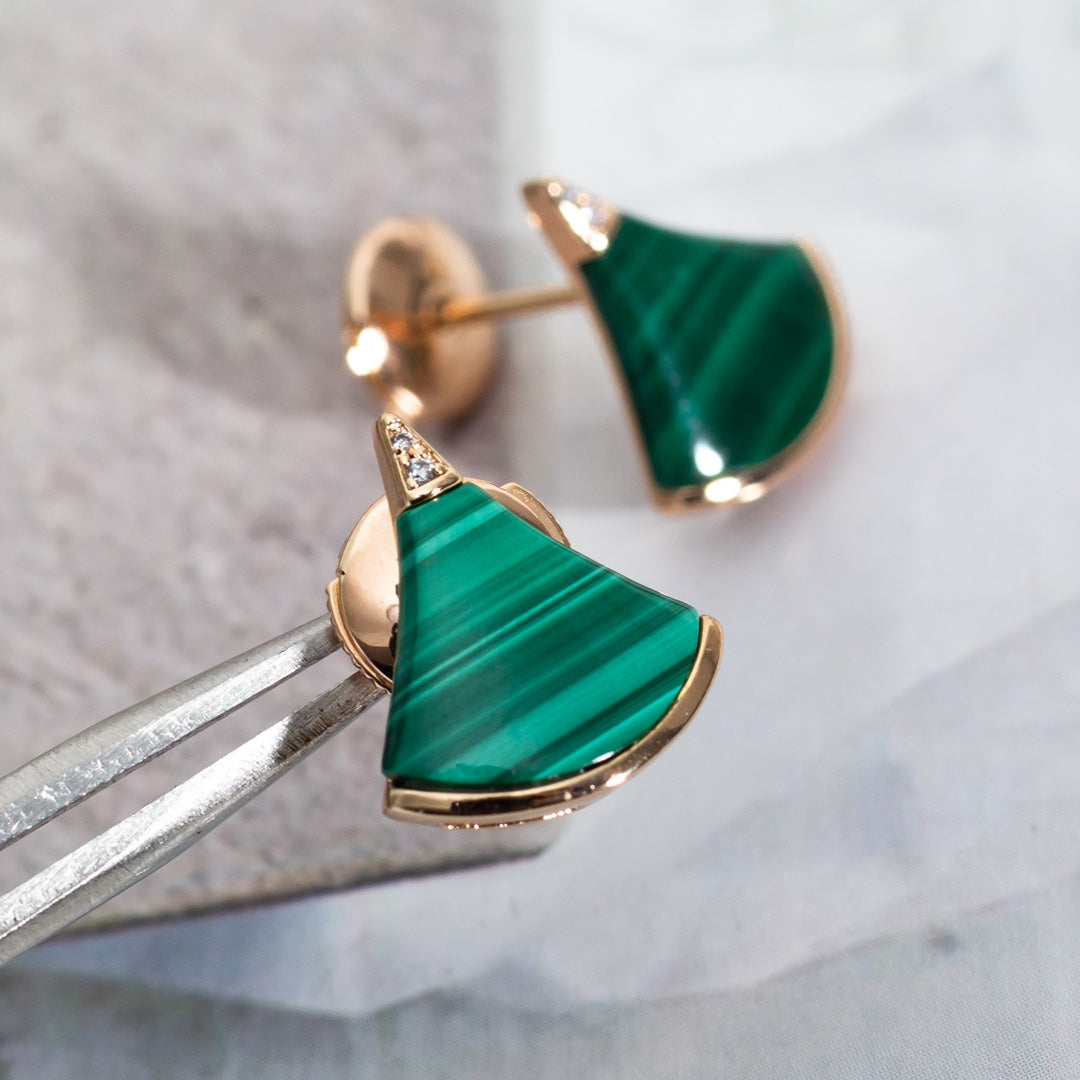 [：Polaidi]DIVAS DREAM EARRINGS PINK GOLD