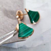 [Perlaura Jewelry ]DIVAS DREAM EARRINGS PINK GOLD