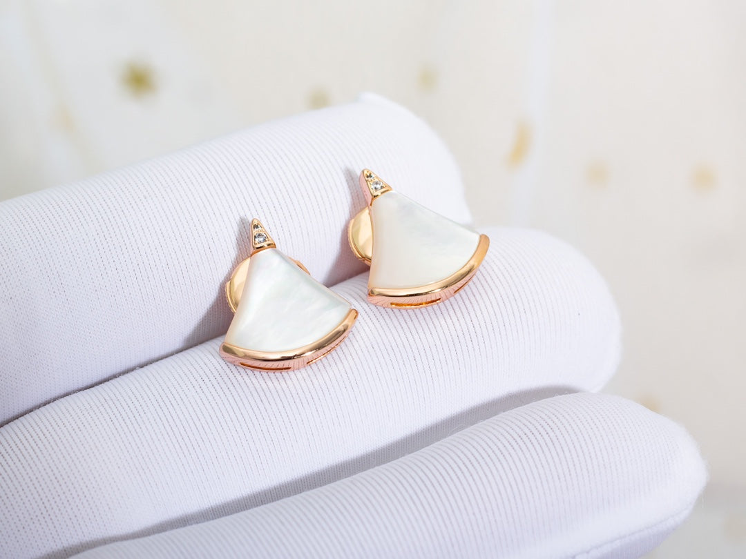 [：Polaidi]DIVAS DREAM EARRINGS PINK GOLD