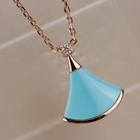 [Perlaura Jewelry ]DREAM NECKLACE TURQUOISE PINK GOLD
