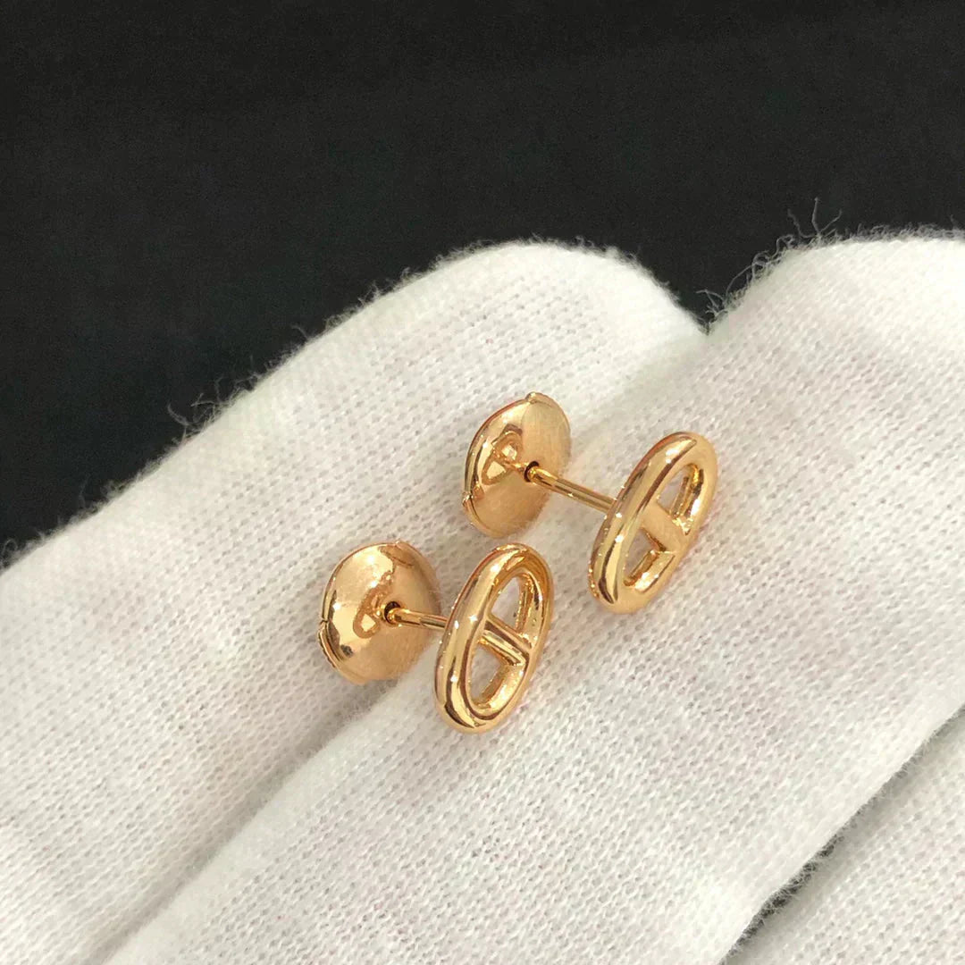 [：Polaidi Jewelry]CHAINE SMALL EARRINGS GOLD AND SILVER