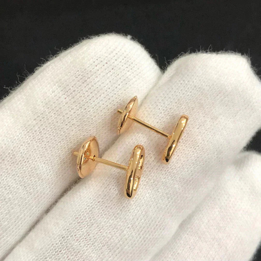 [Polaidi Jewelry]CHAINE SMALL EARRINGS GOLD AND SILVER