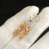 [Perlaura Jewelry ]CHAINE SMALL EARRINGS GOLD AND SILVER