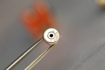 [：Polaidi Jewelry]MINI POP H EARRINGS ORANGE