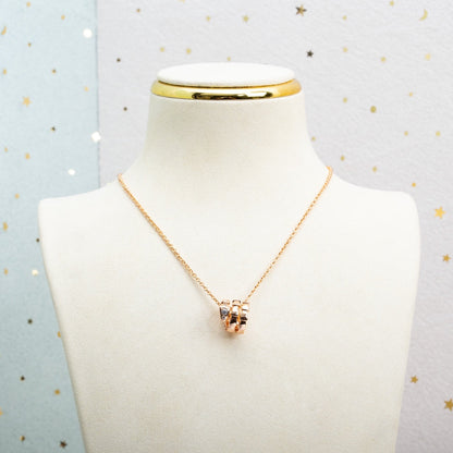 [Polaidi Jewelry]SERPENTI PINK GOLD NECKLACE DIAMOND