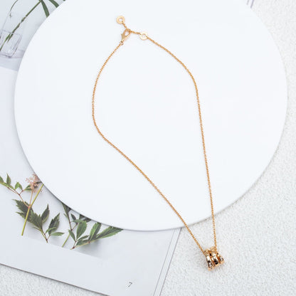[Polaidi Jewelry]SERPENTI PINK GOLD NECKLACE DIAMOND