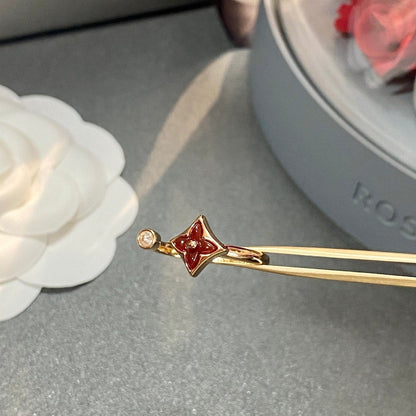 [Polaidi Jewelry]STAR 1 DIAMOND OPEN RING
