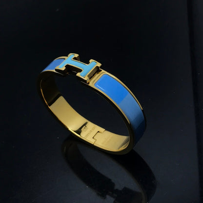 [Polaidi Jewelry]H BRACELET BLUE RAINBOW CERAMIC