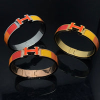 [Perlaura Jewelry ]H BRACELET ORANGE RAINBOW CERAMIC