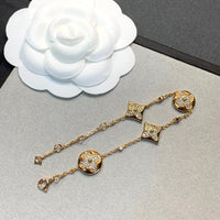 [Perlaura Jewelry ]STAR AND SUN 4 MOTIFS GOLD DIAMONDS BRACELET