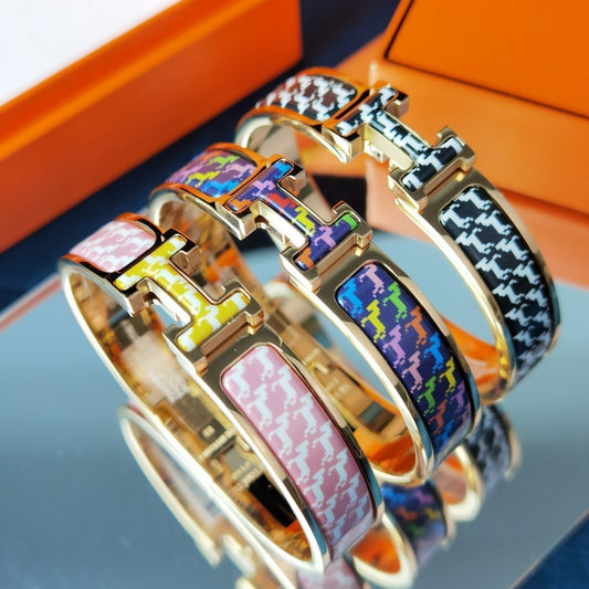 [：Polaidi Jewelry]H HORSE BRACELET 12MM