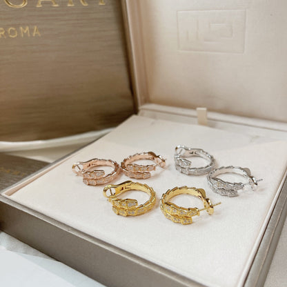 [：Polaidi]SERPENTI EARRINGS DIAMOND