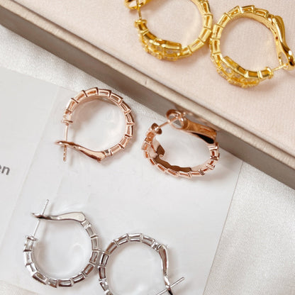 [：Polaidi]SERPENTI EARRINGS DIAMOND