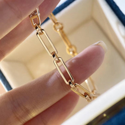 [：Polaidi Jewelry]CHAINE BRACELET SMALL MODEL DIAMOND