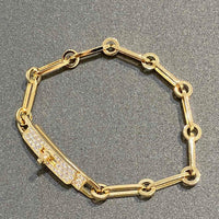 [Perlaura Jewelry ]CHAINE BRACELET SMALL MODEL DIAMOND