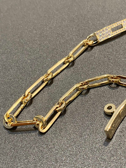 [：Polaidi Jewelry]CHAINE BRACELET SMALL MODEL DIAMOND