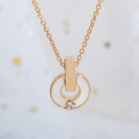 [Perlaura Jewelry ]GARI NECKLACE PINK GOLD MOP