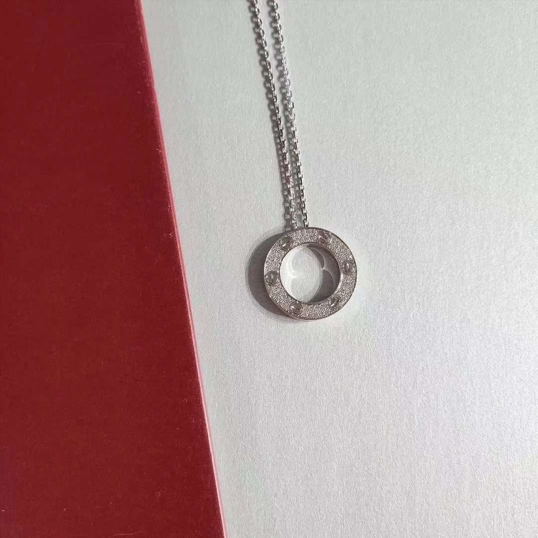 [：Polaidi Jewelry]LOVEネックレス アジャスタブルシルバー