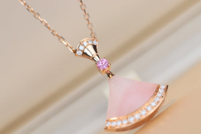 [Polaidi Jewelry]DREAM NECKLACE PINK MOP DIAMOND